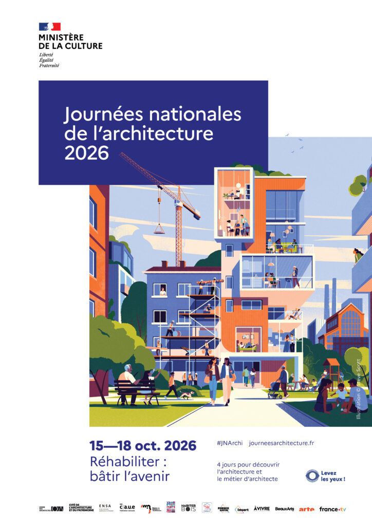Affiche de la journée nationale de l'architecture